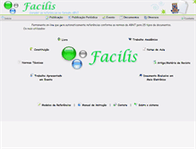 Tablet Screenshot of facilis.uesb.br